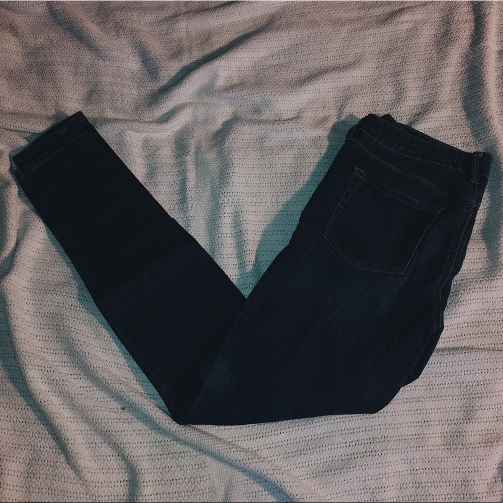 High Rise Bullhead Skinny Jeans